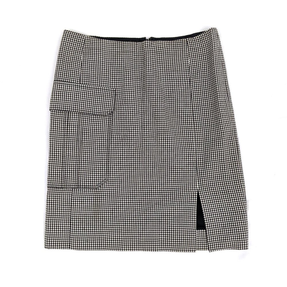 Versace Gingham High Waisted Mini Skirt - IT42/6